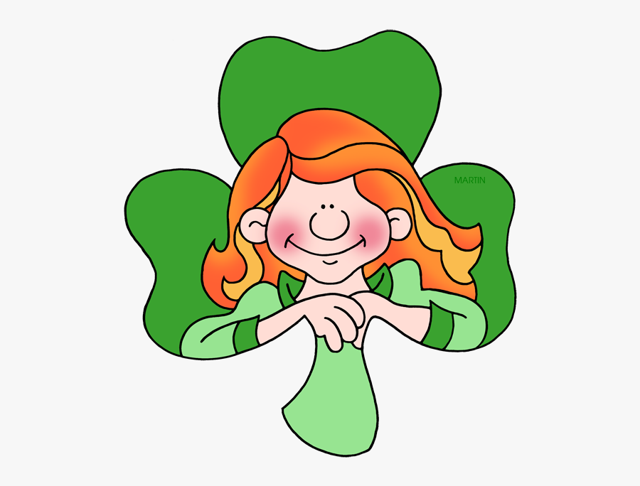 Shamrock Lass, Transparent Clipart