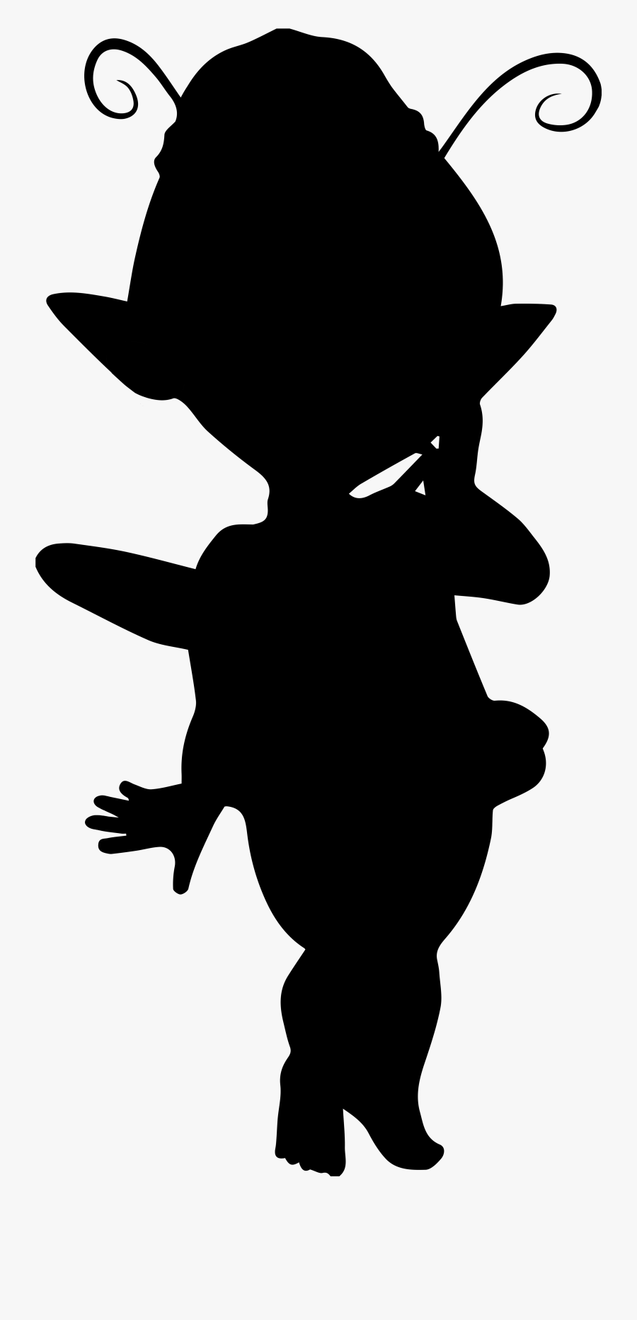 Banner Library Download Cute Little Fairy Png - Transparent Background Silhouette Fairy Transparent, Transparent Clipart