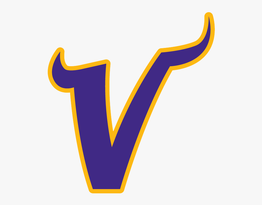 Minnesota Vikings V Logo, Transparent Clipart
