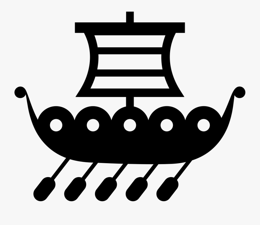 Viking-ships - Viking Ship Icon, Transparent Clipart