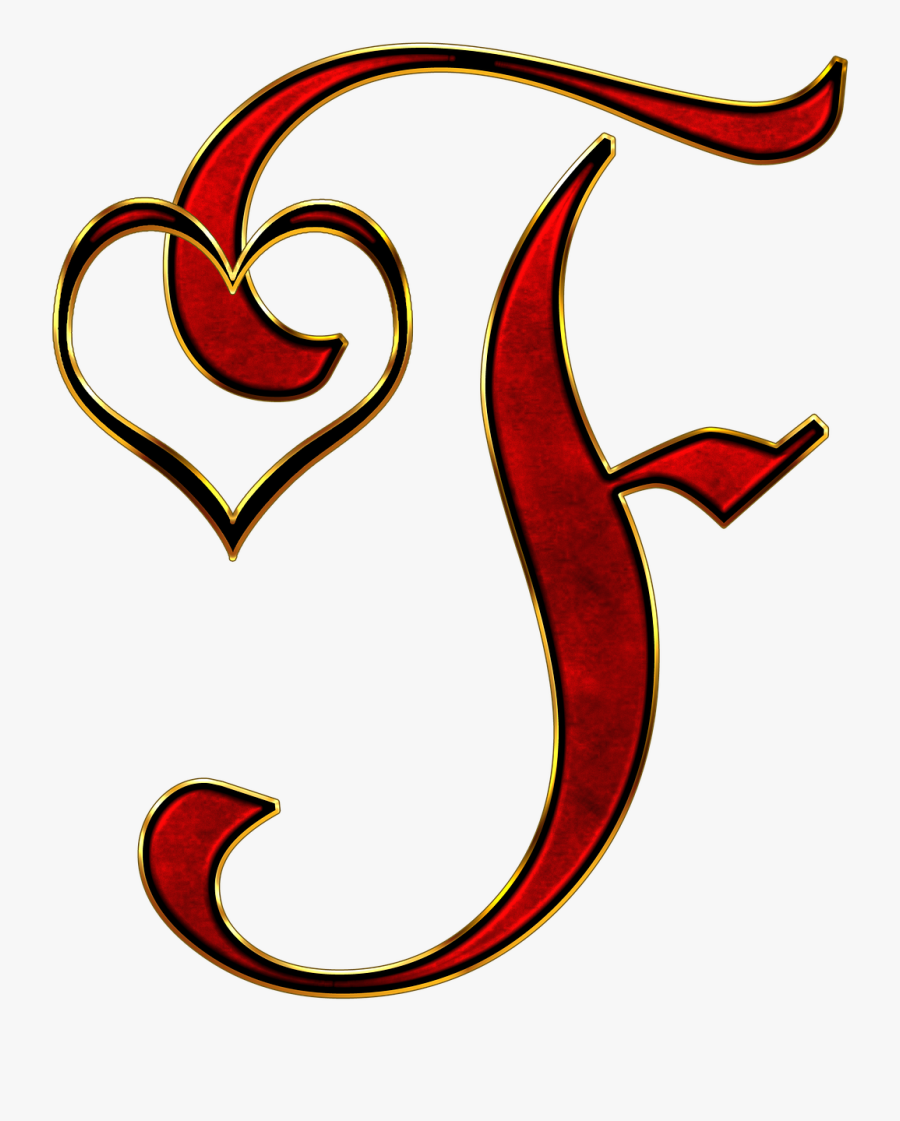Alphabet-2034751 - Capital Letter Design F, Transparent Clipart