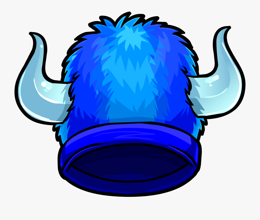 Club Penguin Blue Viking Helmet - Vikings, Transparent Clipart
