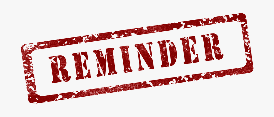 28 Collection Of Reminder Clipart Transparent - Calligraphy, Transparent Clipart