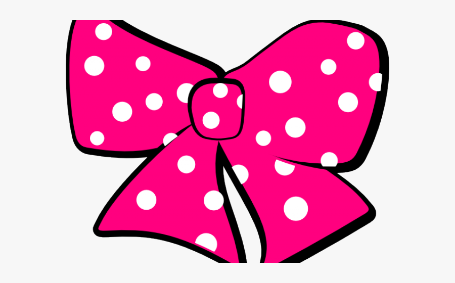 Minnie Mouse Clipart Pink Ribbon - Ribbon Minnie Mouse Clipart, Transparent Clipart