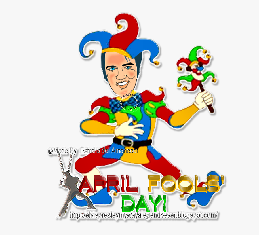 Transparent Elvis Presley Clipart - April Fools Day, Transparent Clipart