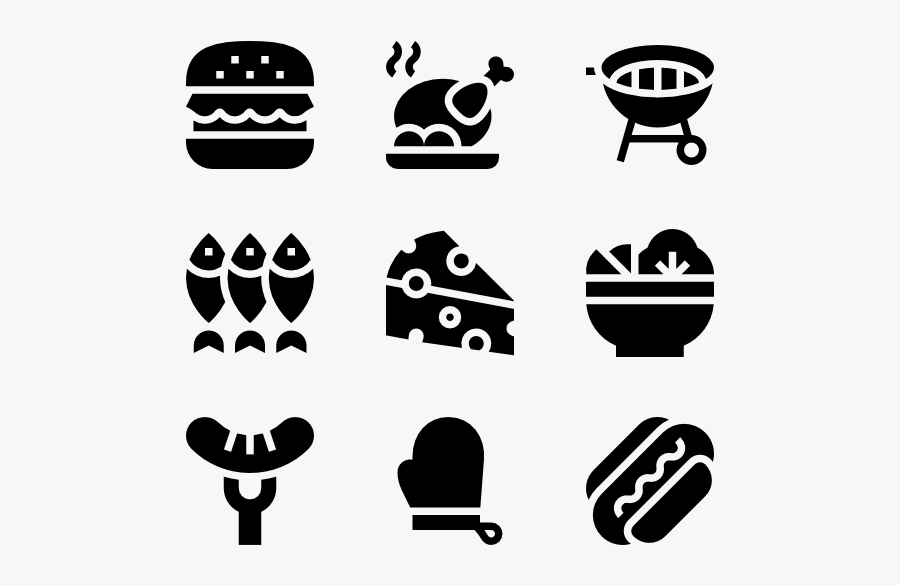 Barbecue - Barbecue Icons, Transparent Clipart