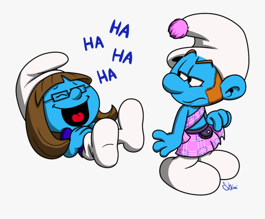Shini Smurf, Transparent Clipart