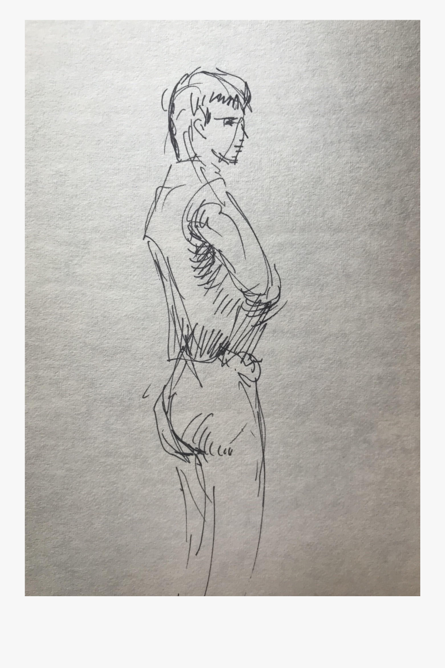 Clip Art 1950s Illustrations - Figure Drawing, Transparent Clipart