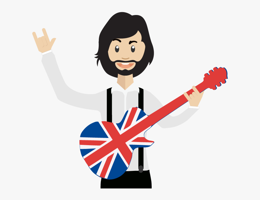 Martin-johnston - Rock N Roll English, Transparent Clipart