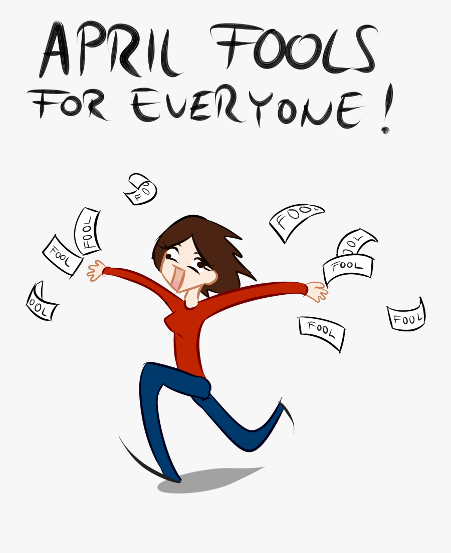 Happy Fools Day - Cartoon, Transparent Clipart