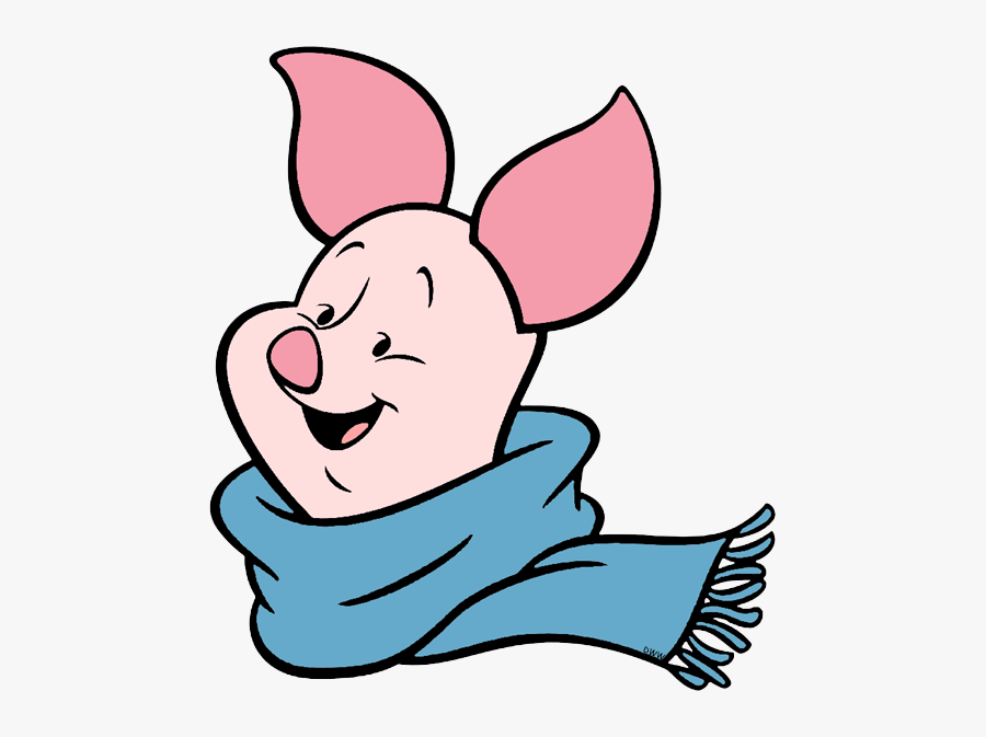Winnie The Pooh Piglet Scarf, Transparent Clipart