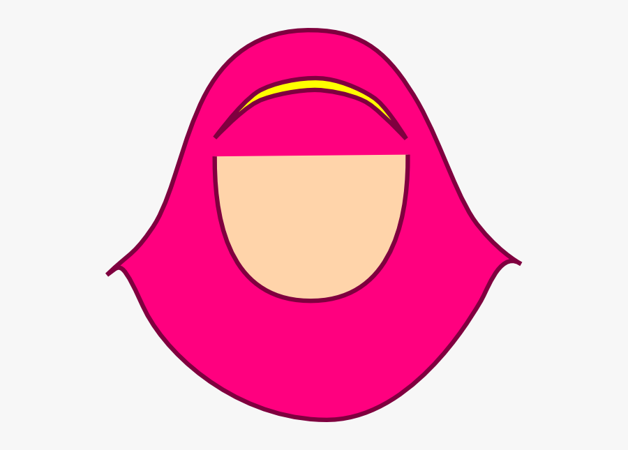 Muslim Scarf Clipart, Transparent Clipart