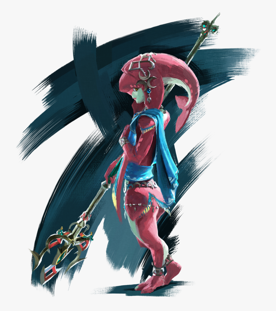 Clip Art Mipha Zeldapedia Fandom Powered - Mipha Breath Of The Wild, Transparent Clipart