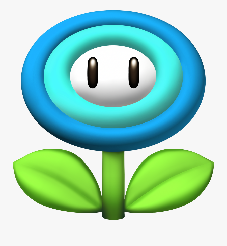 Image - Super Mario Power Ups Ice Flower, Transparent Clipart