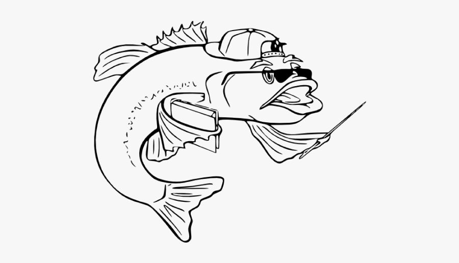 Trout Fish Drawing At Getdrawings - Teacher Fish, Transparent Clipart