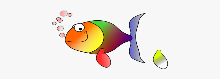 Rainbow Fish Clipart At Getdrawings - Fish Moving Clip Art, Transparent Clipart