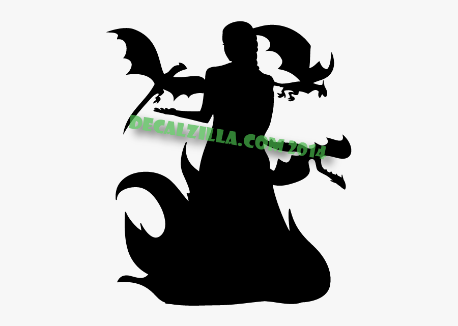 Game Of Thrones Daenerys Silhouette, Transparent Clipart