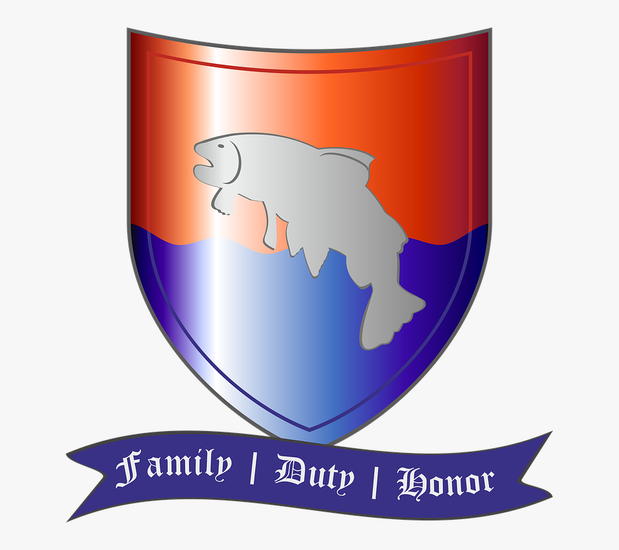 The Throne Game, Coat Of Arms, House Tully, Trout - Coat Of Arms, Transparent Clipart