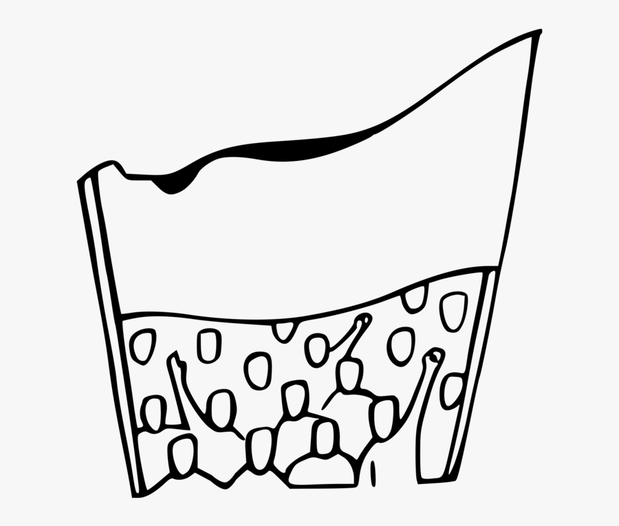 Protestors Clipart Black And White, Transparent Clipart