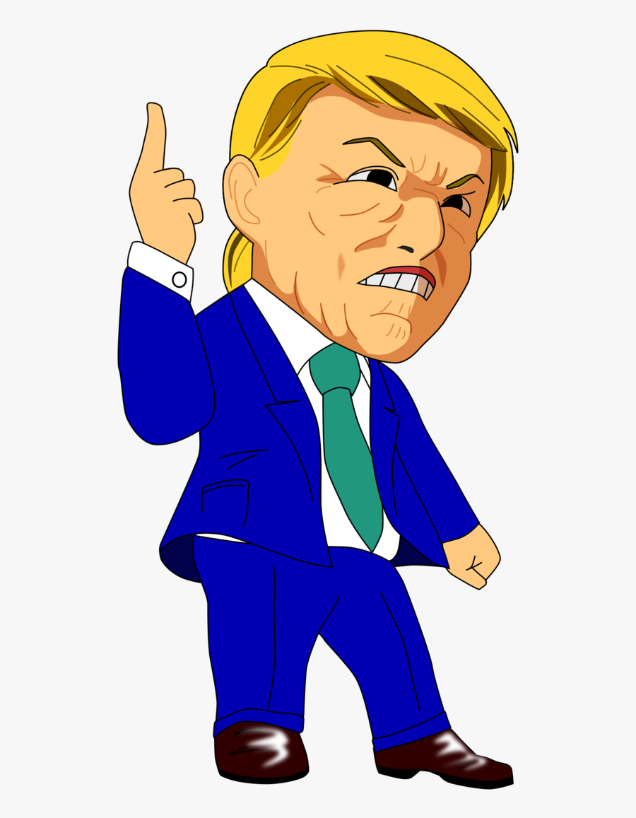 Donald Trump - Cartoon Hd Trump, Transparent Clipart