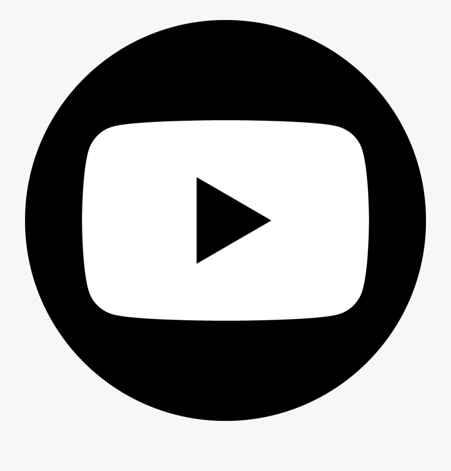 Youtube Dark Circle - Circle Vector Youtube Logo, Transparent Clipart