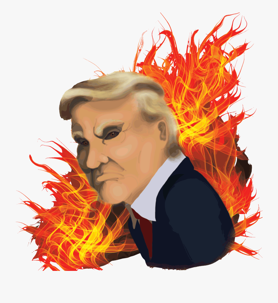 Rage Trump - Illustration, Transparent Clipart