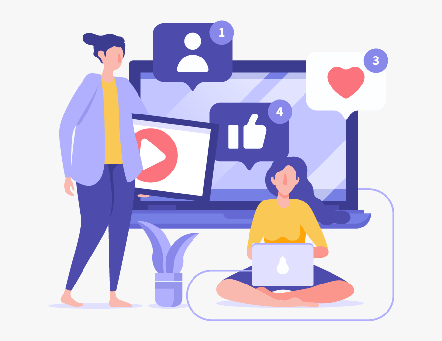 Youtube Marketing Services At Freegram - Social Media Design 2019 Trends, Transparent Clipart
