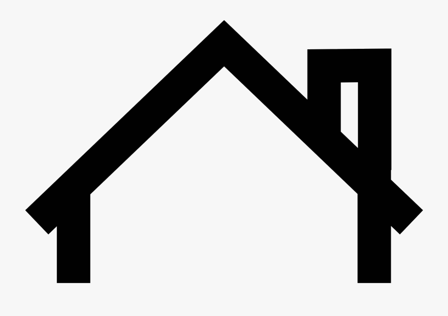 Its An Icon That Looks Just Like The Roof Of A House, Transparent Clipart