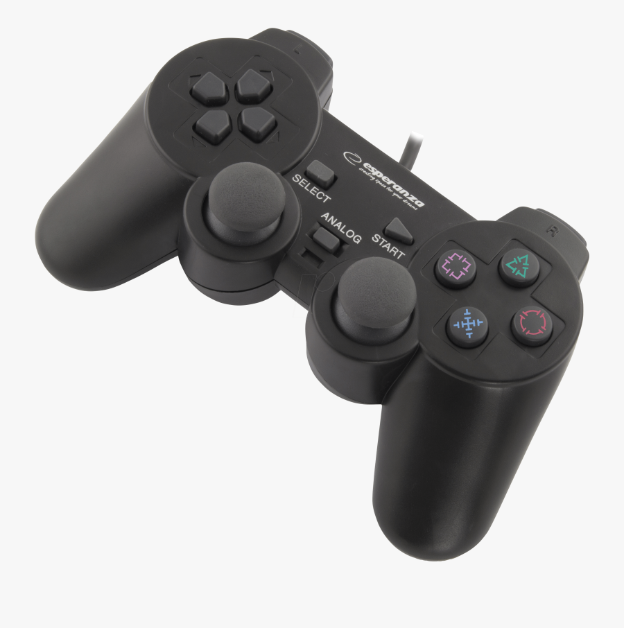 Ps2 Controller Png Clip Art Free Library - Esperanza Eg106 Drivers Windows 7, Transparent Clipart