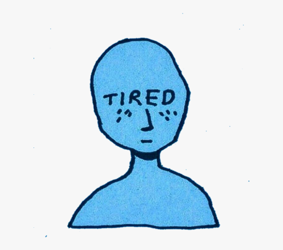 #tired #sad #dead #さくらの花道 #aesthetic #tumblr #art #artistic - Aesthetic Sad Tumblr Art, Transparent Clipart