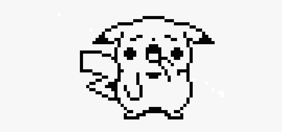 Pixel Art Black And White, Transparent Clipart