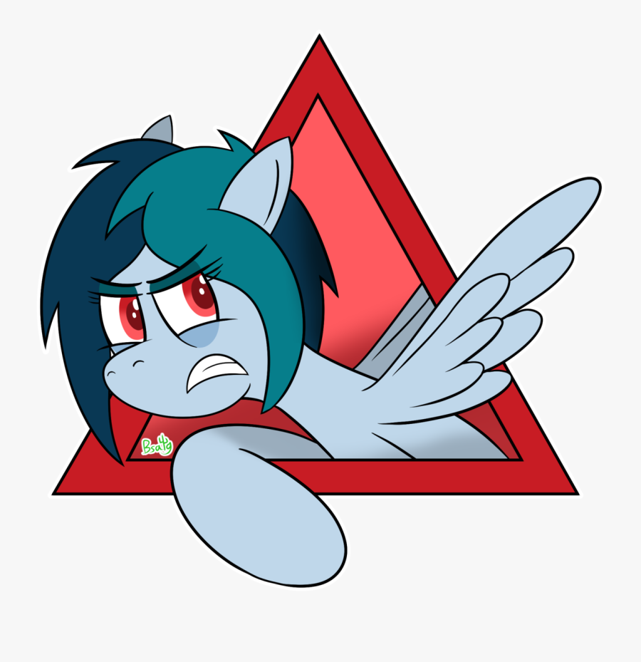 Delta Vee Is An Angry, Tired Cutie - Cartoon, Transparent Clipart