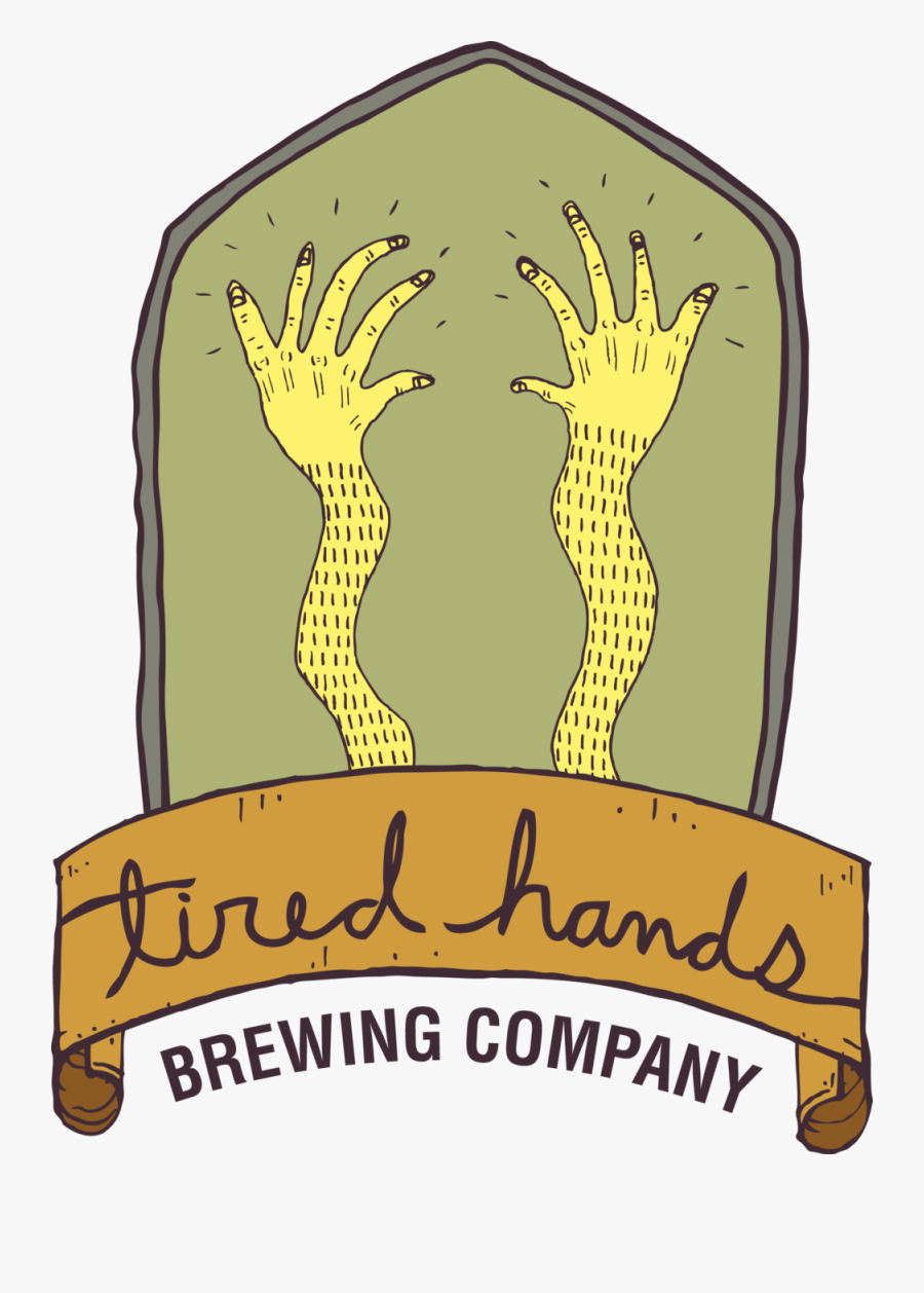 Tired Hands Brewery Logo, Transparent Clipart