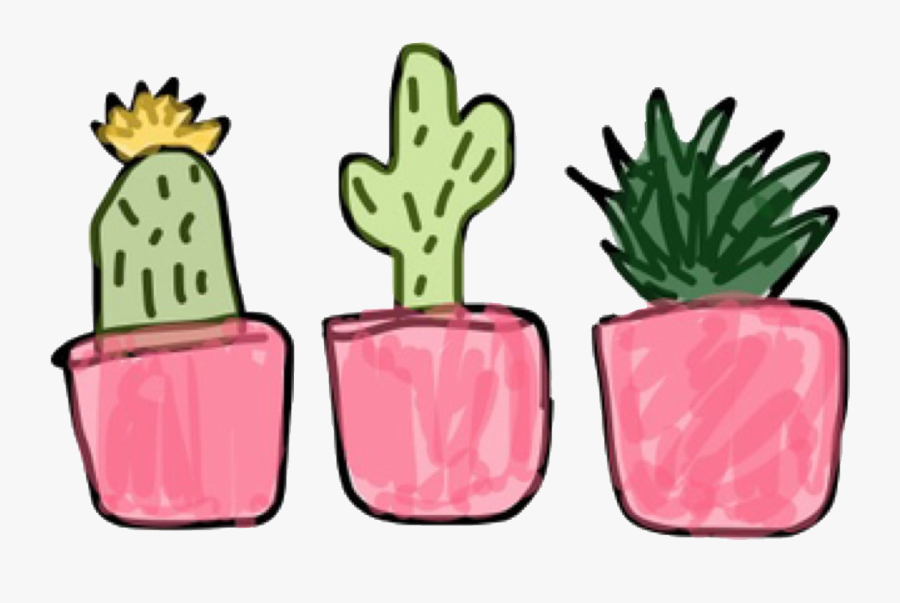 #succulents #green #plants #cute #free #stickers #freetoedit - Transparent Succulent Clip Art, Transparent Clipart
