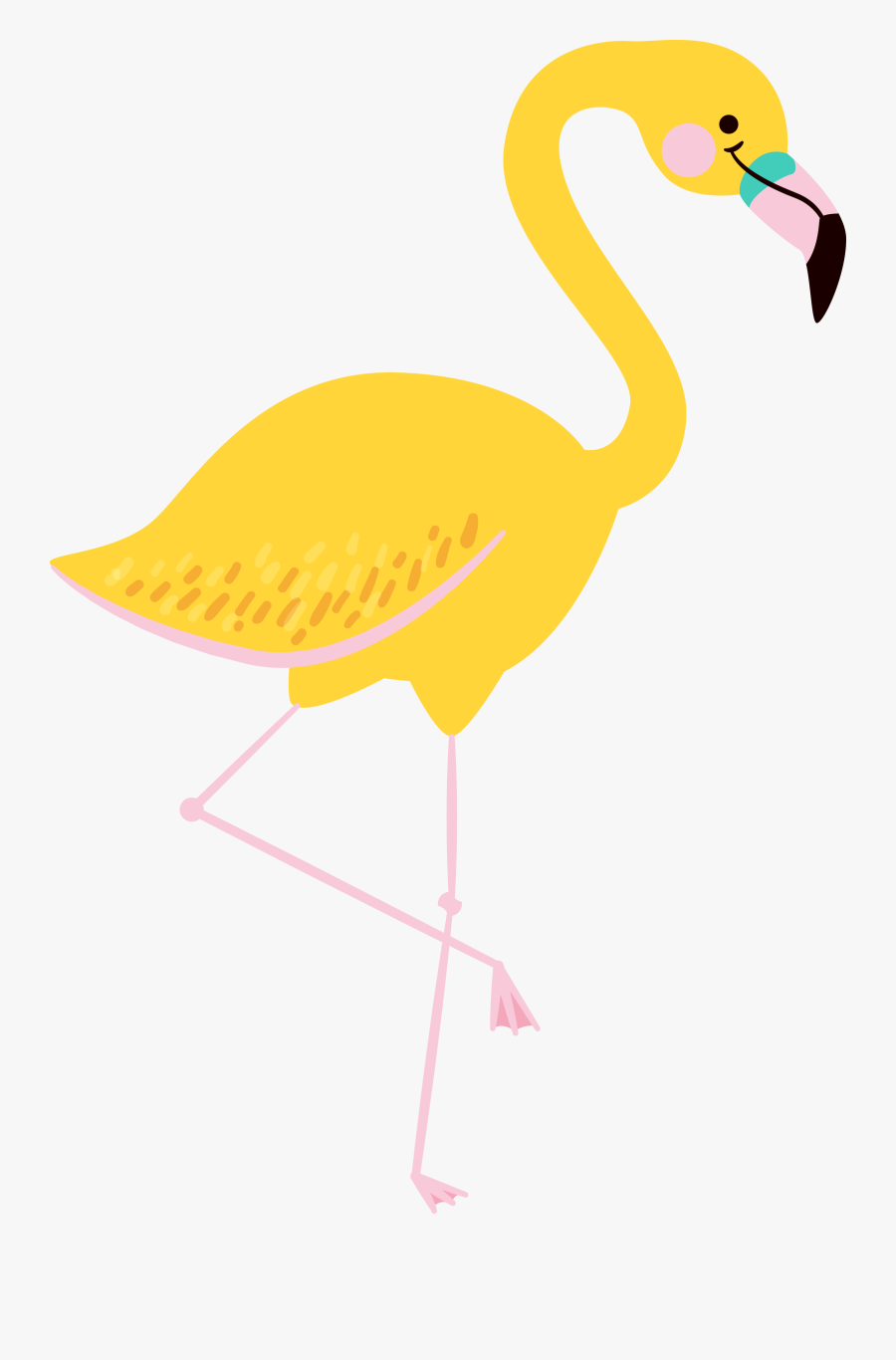 Pin By Isabel Pérez On Piñas/cactus In - 3 Pink Flamingos Clip Art, Transparent Clipart