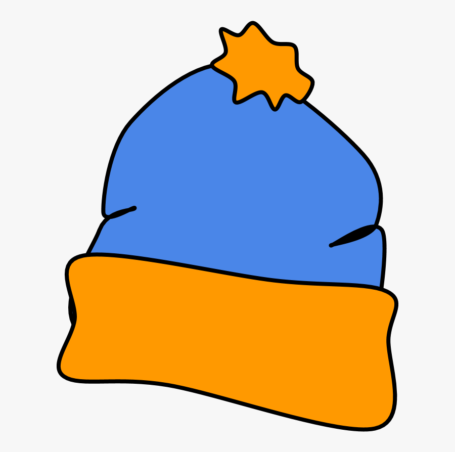 Hat, Winter, Blue, Orange, Style, Transparent Clipart