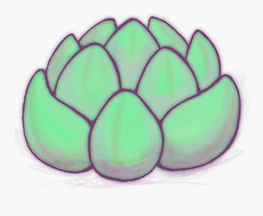 Succulent Plant - Sketch, Transparent Clipart