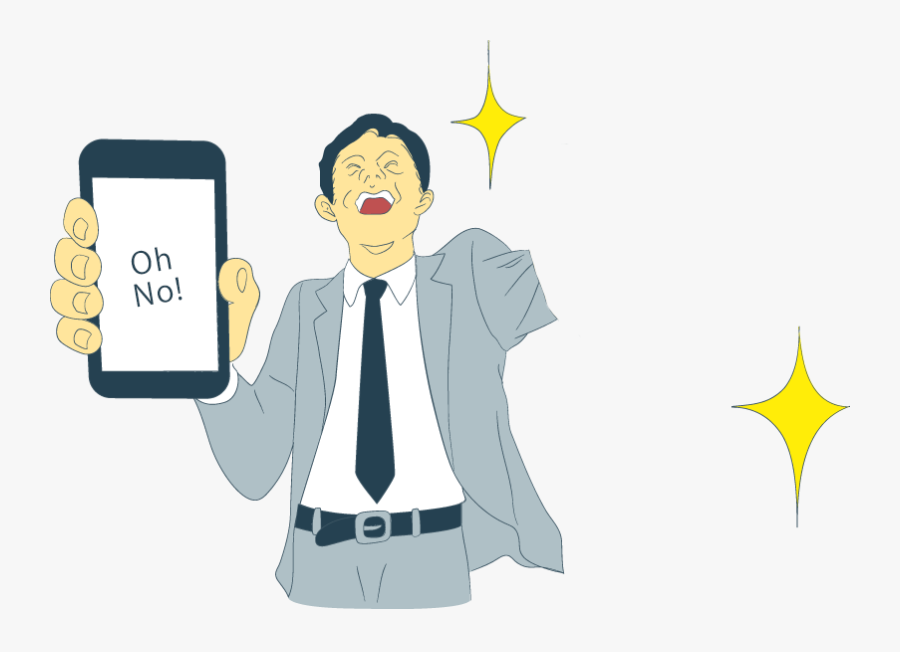 Oh No - Cartoon, Transparent Clipart