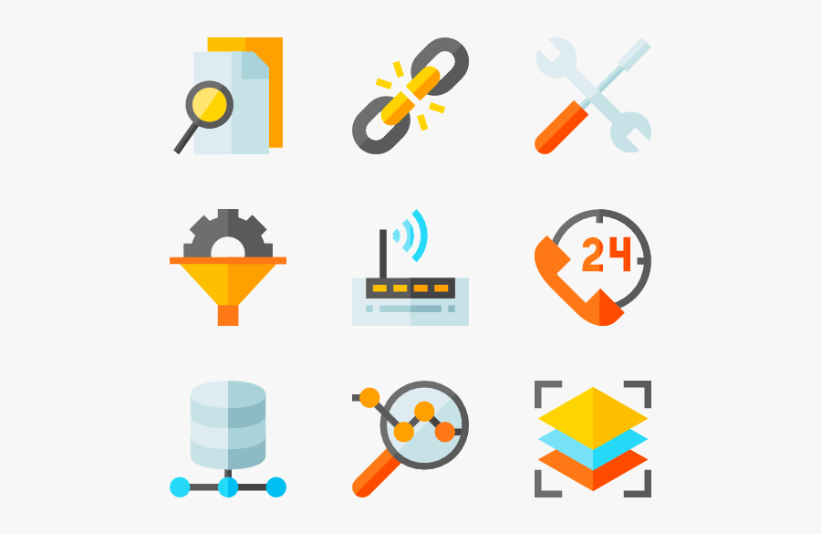 Data Analytics - Domotic Icons, Transparent Clipart