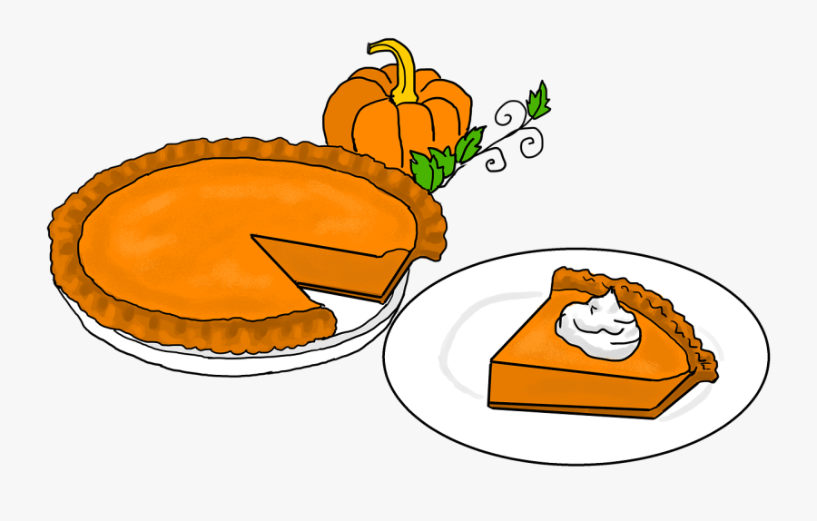 Pumpkin Pie, Pumpkin, Pie, Autumn, Fall, Food, Holiday, Transparent Clipart