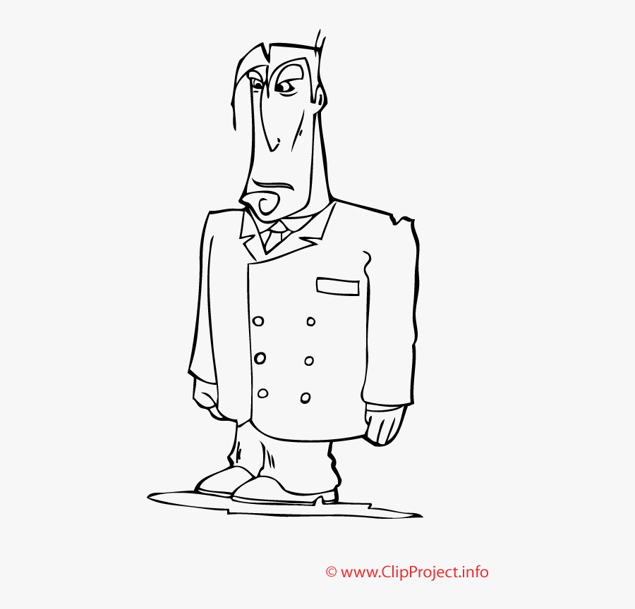 Dibujo Para Colorear De Un Jefe, Transparent Clipart