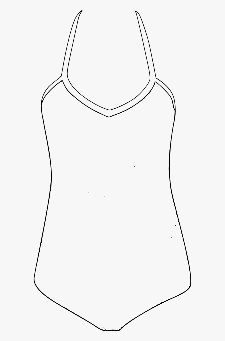 Swimsuit Bathing Lady Bath Png Image - Clip Art Swimming Costume, Transparent Clipart