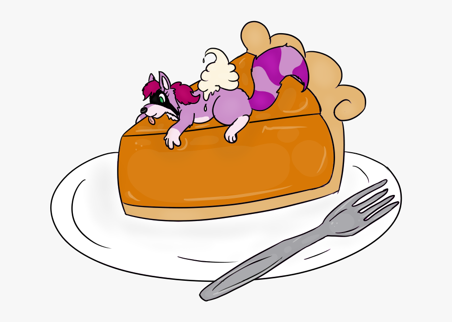Completed Pumpkin Pie Ych - Cartoon, Transparent Clipart