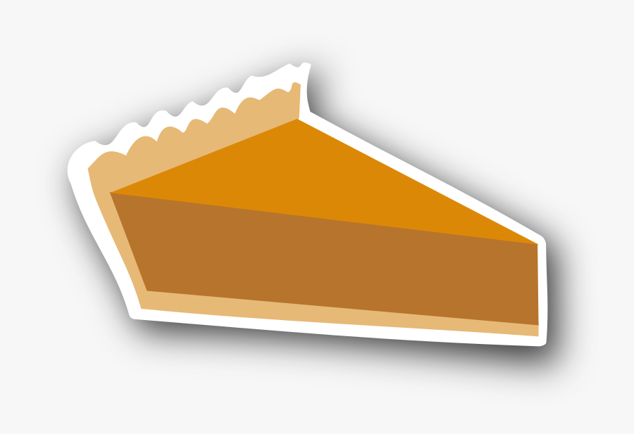Pumpkin Pie Sticker - Illustration, Transparent Clipart