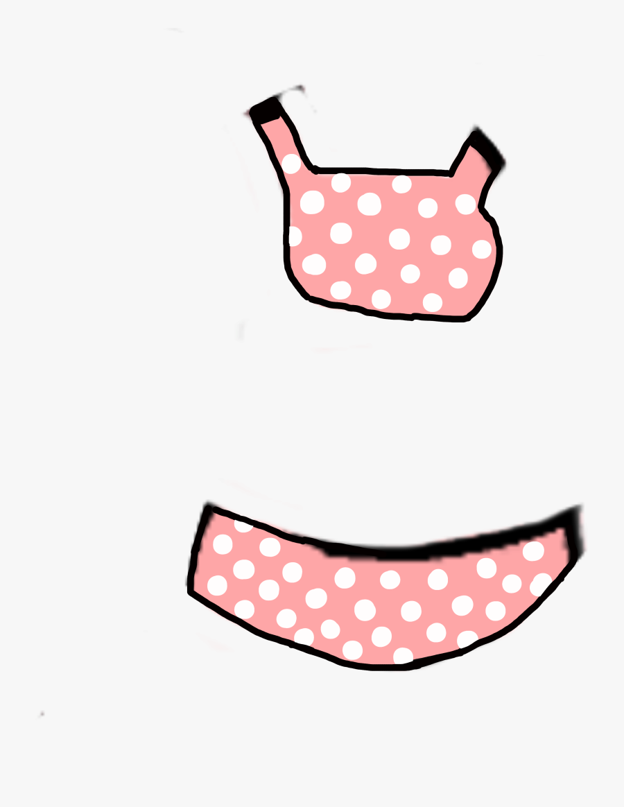 Lol I Tried To Make A Bathing Suit - Polka Dot, Transparent Clipart