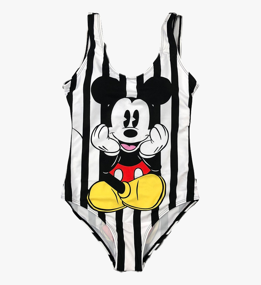 Mickey Mouse Swimsuit, Transparent Clipart