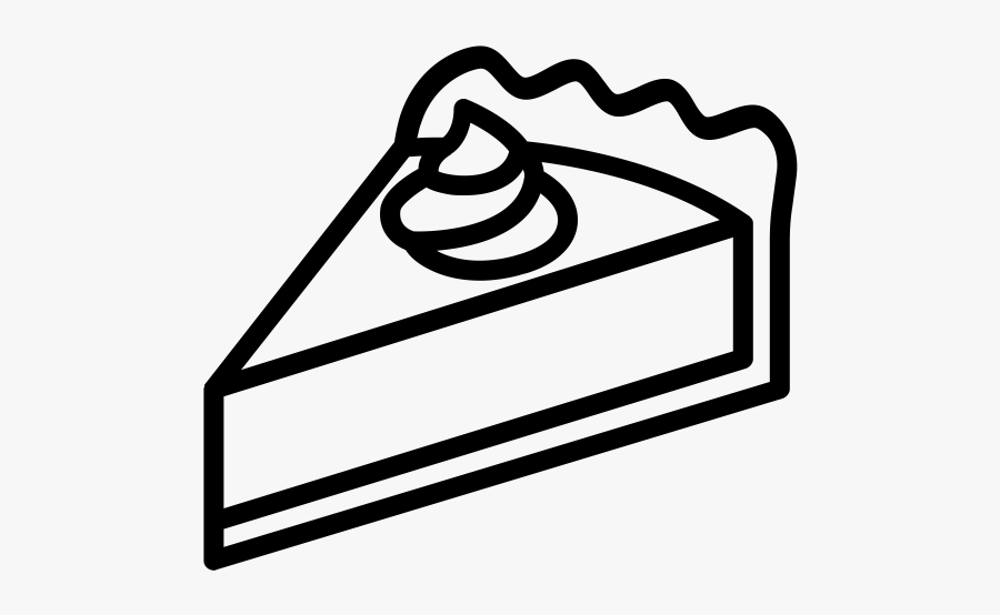 Piece Of Pie Stencil, Transparent Clipart