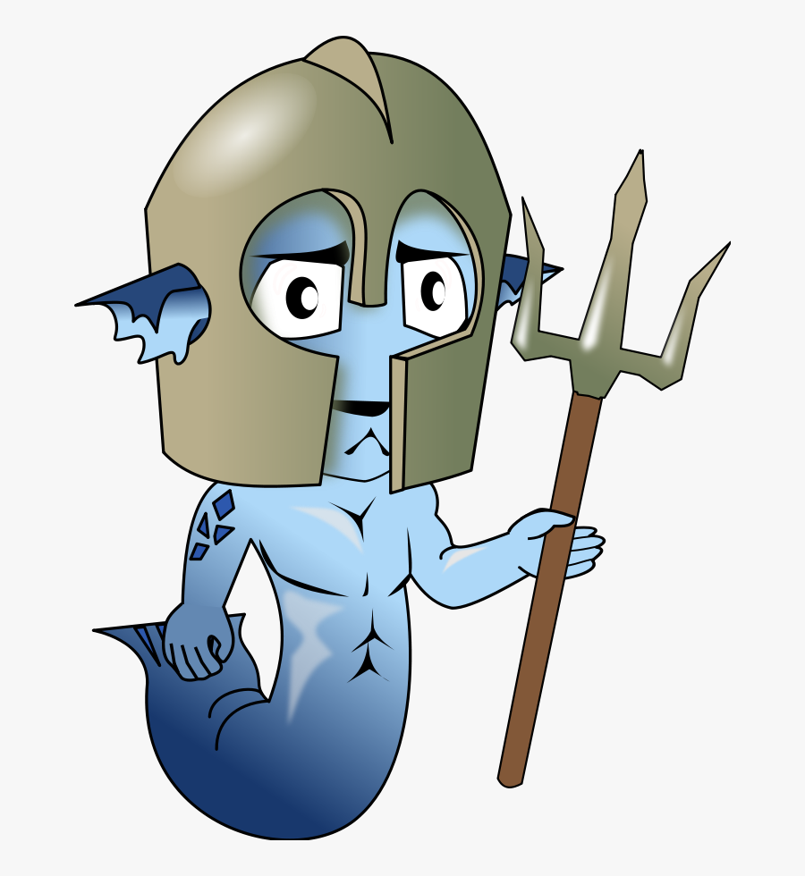 The Little Mermaid Merman Ariel Download - Male Mermaid Clipart, Transparent Clipart