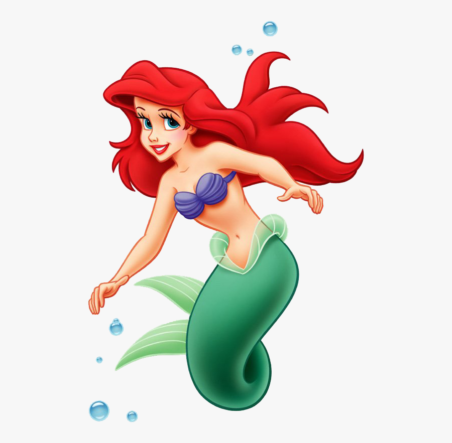 Mermaid Ariel Png - Cartoon Ariel Little Mermaid, Transparent Clipart