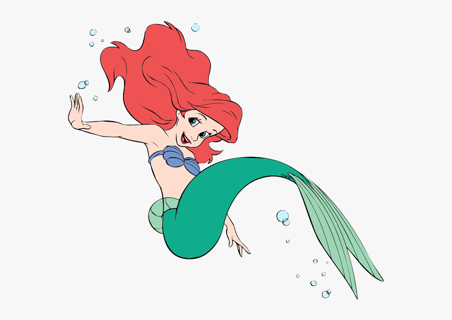 Ariel Clip Art Disney Galore Playful - Cartoon, Transparent Clipart